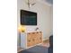 Modern living area with decorative cabinet and mounted TV at 1054 Bennington Dr, Charleston, SC 29492