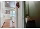 Chic powder room with a round vessel sink, modern faucet, and a decorative mirror in a stylish home at 1081 Groves Manor Ct, Mount Pleasant, SC 29464