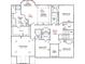 Detailed floor plan showcasing the layout with bedrooms, bathrooms, and living spaces at 1095 Saltwater Cir, Johns Island, SC 29455