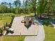 Fun playground area with a pirate ship structure, perfect for to explore at 1095 Saltwater Cir, Johns Island, SC 29455
