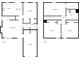 Detailed two-story floor plan featuring kitchen, living room, bedrooms, bathrooms, and garage at 1128 Peninsula Cove Dr, Charleston, SC 29492