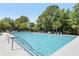 Inviting community pool with plenty of lounge chairs for relaxing in a beautiful green setting at 1232 Palmetto Peninsula Dr, Mount Pleasant, SC 29464