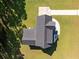 Overhead aerial view of home showcasing roof, driveway, and green lawn at 1327 Wood Sorrel Dr, Moncks Corner, SC 29461