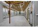 Unfinished basement showing a spacious layout with exposed utilities and a window at 1327 Wood Sorrel Dr, Moncks Corner, SC 29461