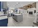 Modern kitchen featuring a large island, stainless steel appliances, and an open-concept design at 1327 Wood Sorrel Dr, Moncks Corner, SC 29461