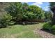 Expansive backyard with lush green lawn and mature trees at 1414 E Crossing Ln, Mount Pleasant, SC 29466