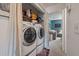Convenient laundry area with front loading washer and dryer units at 1414 E Crossing Ln, Mount Pleasant, SC 29466