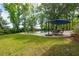 Inviting backyard pool with outdoor seating; perfect for relaxation and entertaining guests at 1510 Old Rosebud Trl, Awendaw, SC 29429