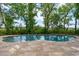 A beautiful pool overlooking a picturesque landscape provides a serene outdoor experience at 1510 Old Rosebud Trl, Awendaw, SC 29429