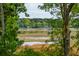 Captivating marsh view surrounded by lush greenery creates a serene and private setting at 1510 Old Rosebud Trl, Awendaw, SC 29429