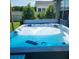 Inviting hot tub with crystal-clear water, ready for relaxation and enjoyment at 169 Woodbrook Way, Moncks Corner, SC 29461