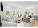 Bright and airy living area with comfortable seating, stylish accents, and a seamless flow into the kitchen at 1740 Agate Bay Dr, Mount Pleasant, SC 29466