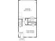Layout of the first floor with garage, flex space, powder room, and unfinished mechanical room at 207 Somerset Acres Dr, Summerville, SC 29486
