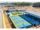Aerial view of Pickle Bar and courts, an amenity for residents at 207 Somerset Acres Dr, Summerville, SC 29486