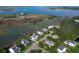 Overhead view of picturesque waterfront community with access to the Intracoastal Waterway at 2128 Breezy Point Dr, Mount Pleasant, SC 29466