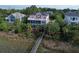 Three-story home featuring a marsh front view and dock access for waterfront living at 2128 Breezy Point Dr, Mount Pleasant, SC 29466