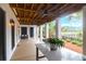 Covered porch with views at 2128 Breezy Point Dr, Mount Pleasant, SC 29466