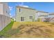 Expansive backyard featuring lush grass, a privacy fence, and mature trees, perfect for outdoor activities at 260 Sweet Cherry Ln, Summerville, SC 29486