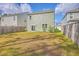 Large backyard featuring a well-maintained lawn, a privacy fence, and plenty of space for outdoor enjoyment at 260 Sweet Cherry Ln, Summerville, SC 29486