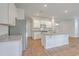 Modern kitchen boasting granite counters, stainless steel appliances, and a functional center island at 260 Sweet Cherry Ln, Summerville, SC 29486
