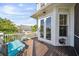 Inviting deck area with furniture and French doors at 3011 River Vista Way, Mount Pleasant, SC 29466