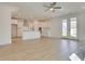 Open concept kitchen with white cabinets, stainless steel appliances, and center island at 3118 Vanessa Lynne Blvd, Johns Island, SC 29455