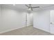 Neutral bedroom with carpet, closet, doors, and ceiling fan at 321 Houston Dr, Ladson, SC 29456