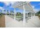 Covered bocce ball court offering shade, seating, and a relaxing recreational space at 331 Fish Creek Ct, Summerville, SC 29486