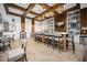 Well lit cafe with modern decor, with long tables and seating for a community gathering at 331 Fish Creek Ct, Summerville, SC 29486