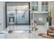 Close-up of a modern kitchen sink with a stainless steel faucet and a view of the kitchen at 331 Fish Creek Ct, Summerville, SC 29486