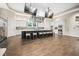Spacious Carolina kitchen with an island bar, stainless steel appliances, and modern finishes at 331 Fish Creek Ct, Summerville, SC 29486