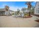 Relaxing pool deck with ample seating and lush landscaping at 331 Fish Creek Ct, Summerville, SC 29486