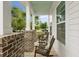 Inviting front porch with rocking chairs, creating a welcoming entrance at 3726 Orion Ln, Mount Pleasant, SC 29466