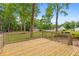 Large backyard deck perfect for entertaining at 411 Berkeley Dr, Moncks Corner, SC 29461