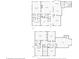 Detailed floor plan showcasing the layout of the home's two stories with room dimensions at 4217 Meadowbrook Ct, North Charleston, SC 29420
