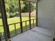 Covered patio area with backyard view, providing a cozy outdoor space at 4804 Oak Haven Pl, Summerville, SC 29485