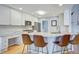 Bright kitchen featuring stainless steel appliances, marble countertops, and a breakfast bar with seating at 486 Maple Oak Ln, Charleston, SC 29414