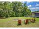 Relaxing backyard with comfortable seating, perfect for outdoor gatherings and enjoying nature at 5126 Highway 174, Hollywood, SC 29449