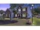 Charming two-story home with brick and siding exterior, complemented by lush landscaping and mature trees at 555 Pointe Of Oaks Rd, Summerville, SC 29485