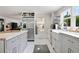 Modern kitchen with stainless steel appliances, a large island, and plenty of counter space at 5814 Knight St, Hanahan, SC 29410