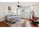 Comfortable bedroom with natural light, classic style at 66 Beaufain St, Charleston, SC 29401