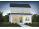 Charming two-story home with inviting front porch, well-manicured lawn, and beautiful landscaping at 723 Rambling Leaf Ln, Summerville, SC 29486