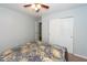 Bedroom featuring a bed, ceiling fan and closet at 100 Pine Hall Dr, Goose Creek, SC 29445