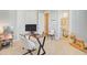 Bright office space with a desk, chair, and view into the adjacent bathroom at 104 Wando Reach Rd, Wando, SC 29492