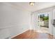 Dining area with sliding doors leading to an outdoor patio at 111 Elmwood Ave # A, Ladson, SC 29456