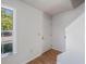 Bright entryway featuring a window, coat hooks, wood floors and stairs to the upper level at 111 Elmwood Ave # A, Ladson, SC 29456