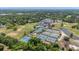 Aerial view of community with clubhouse, pool, tennis courts, and beautiful golf course at 1129 Belvedere Ter, Mount Pleasant, SC 29464