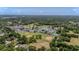 Expansive aerial view of community amenities, including tennis courts and clubhouse at 1129 Belvedere Ter, Mount Pleasant, SC 29464