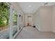 Spacious bonus room with neutral carpet, recessed lighting, and sliding glass doors to the exterior at 1129 Belvedere Ter, Mount Pleasant, SC 29464