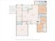 Detailed floor plan showcasing the layout with the Primary bedroom, living room, kitchen, and outdoor screened porch at 1129 Belvedere Ter, Mount Pleasant, SC 29464
